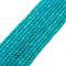 Natural Green Amazonite Smooth Round Size 5mm 15.5'' Strand