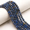 Natural Blue Dumortierite Smooth Round Beads Size 6mm 8mm 10mm 15.5" Strand