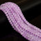 Lavender Color Dyed Jade Faceted Cube Beads Size 7mm 15.5'' Strand