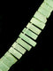 Green Aventurine Graduated Slab Stick Point Beads Size 13x20-50mm 15.5" Strand