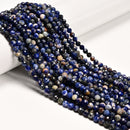 Natural Orange Sodalite Faceted Round Beads Size 5mm 15.3'' Strand