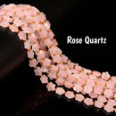 01 Mixed Gemstone Faceted Five-Pointed Star Shape Beads Size 8mm 15'' Strand