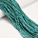 Natural Blue Turquoise Smooth Round Beads Size 2mm 2.6mm 15.5'' Strand
