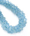 High Quality Translucent Aquamarine Smooth Round Beads 7mm 8mm 12mm 15.5" Strand