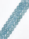 High Quality Translucent Aquamarine Smooth Round Beads 7mm 8mm 12mm 15.5" Strand