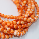 Natural Spiny Oyster Smooth Round Beads Size 5mm 6mm 7mm 8mm 16" Strand