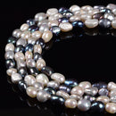Multi Color Fresh Water Pearl Side Drill Nugget Beads 8-9mm 10-11mm 14.5'' Str