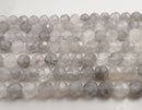 Natural Cloudy Clear Quartz Smooth Round Beads Size 6mm 8mm 15.5" Strand