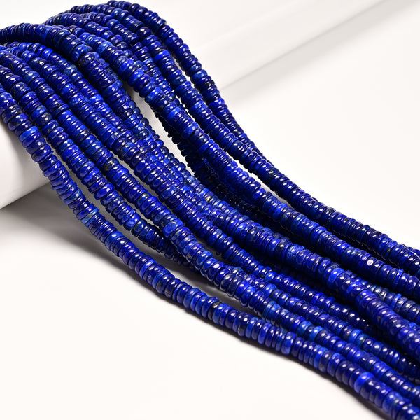 Natural Lapis Lazuli Heishi Disc Beads Size 2x5mm 2x6mm 2x7mm 15.5