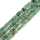 Natural Green Aventurine Pebble Nugget Chips Beads 4-6mm x 10-12mm 15.5'' Strand