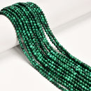 Natural Malachite Smooth Round Beads Size 2mm 3mm 15.5" Strand