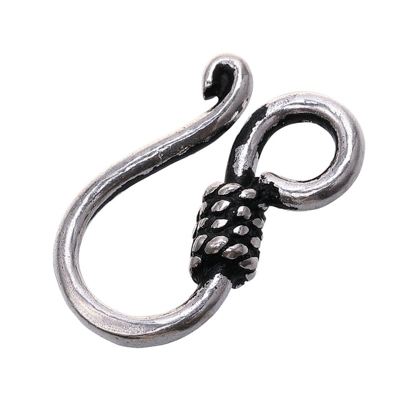 Thai Sterling Silver Clasp Size 8x14mm Sold per Piece