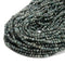Natural Green Kyanite Faceted Cube Beads Size 4mm 15.5'' Strand
