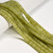 Peridot Green Color Dyed Jade Smooth Rondelle Beads Size 2x6mm 15.5'' Strand