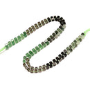 18 Multi-color Gemstone Smooth Cube Shape Beads Size 4mm 15" Strand