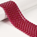 Natural Ruby Rice Shape Beads Size 5x7mm 15.5'' Strand
