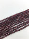 Natural Garnet Faceted Round Beads 2mm 3mm 4mm 5mm 15.5" Strand