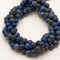 Natural Blue Dumortierite Smooth Round Beads Size 6mm 8mm 10mm 15.5" Strand