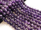 Natural Amethyst Smooth Round Beads 4mm 6mm 8mm 10mm 12mm Approx 15.5" Strand