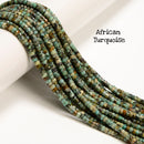Mixed Gemstone Faceted Rondelle Wheel Beads Size 2x4mm 15'' Strand