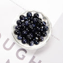 Natural Blue Tiger Eye Smooth Round Beads Size 6mm 8mm 10mm 12mm 15.5'' Strand