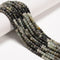 Gradient Natural Emerald Faceted Cube Beads Size 4mm 15.5" Strand