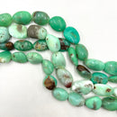 Natural Chrysoprase Smooth Nugget Chunk Beads Size Approx 15x20mm 15.5" Strand