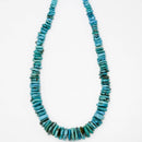 Natural Turquoise Graduated Irregular Rondelle Disc Beads 4-12mm 6-16mm 16''Strd