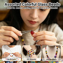 Mix Colorful Crystal Glass Various Shapes Loose Beads Sold by 3oz & 8oz Per Bag