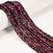 Natural Ruby Faceted Rubik's Cube Beads Size 3mm 4mm 15.5" Strand
