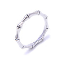 925 Sterling Silver Vintage Marcasite Bamboo Ring for Men & Women Price For 1PC