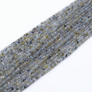 Natural Labradorite Faceted Rondelle Beads Size 3x4mm 15.5" Strand
