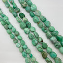 Natural Chrysoprase Pebble Nugget Chunk Beads 12x15mm 14x16mm 15x18mm 15.5" Strd