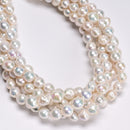 Natural White Fresh Water Pearl Baroque Drop Beads Size 9-11mm 15.5'' Strand