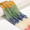 03-Multi-color Gemstone Smooth Rondelle Beads Size 2x6mm 15.5'' Strand