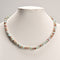 Aqua Terra Jasper Rondelle 2x6mm Beaded Necklace 17''-18.5" Length Adjustable