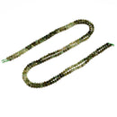Grade A Natural Gradient Green Tourmaline Faceted Round Beads 3mm 15.5" Strand