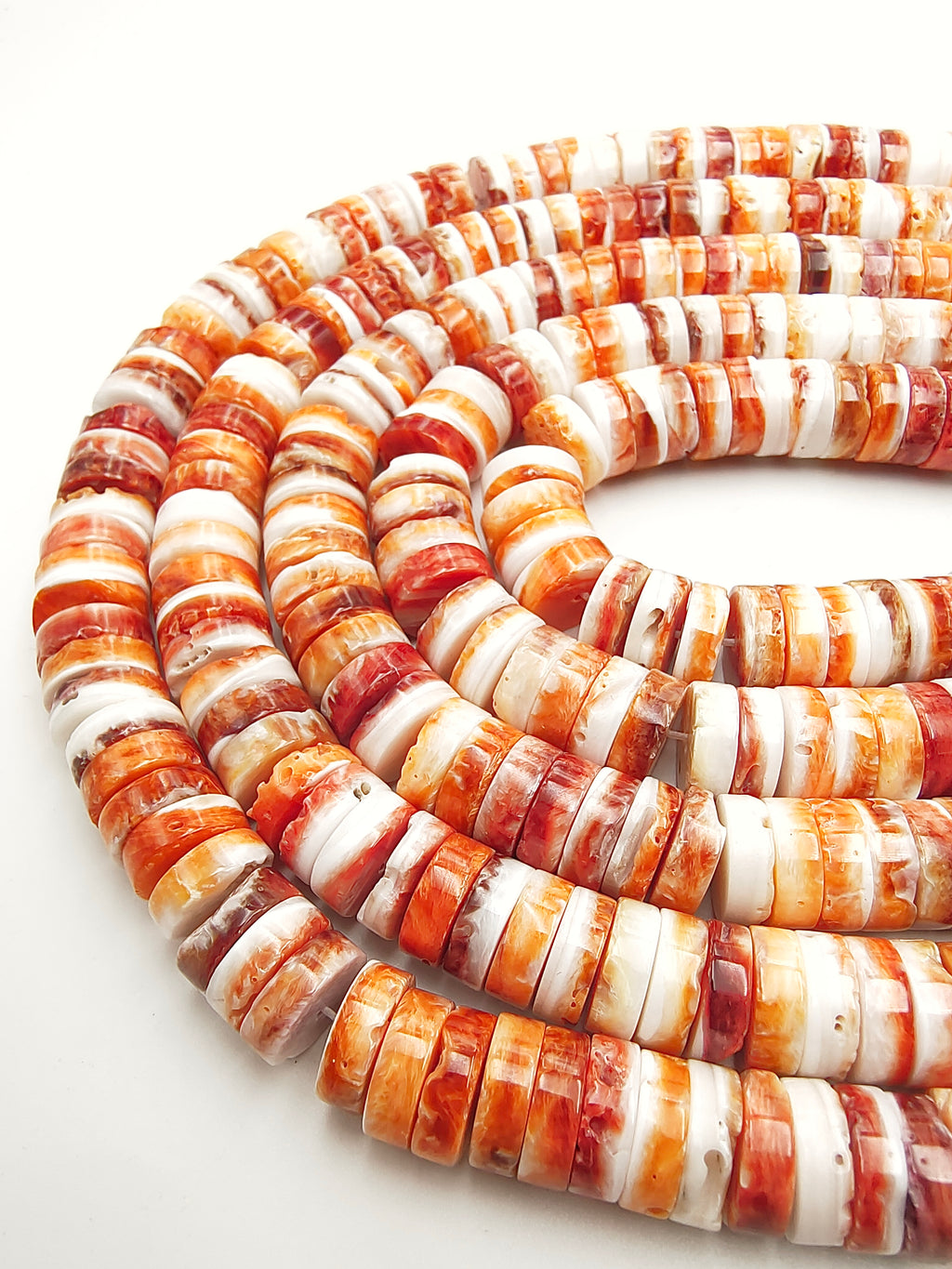 Spiny Oyster Heishi Disc Beads Size 3x10mm 15.5'' Strand – CRC Beads