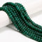 Dark Emerald Green Color Dyed Jade Smooth Rondelle Beads Size 5x8mm 15.5''Strand