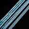 Natural Aquamarine Smooth Round Beads Size 5mm 7mm 10mm 15.5'' Strand