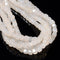 White Agate Smooth Cube Beads Size 7-8mm 15.5'' Strand