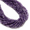 Natural Amethyst Faceted Rondelle Beads 2x3mm 3x4mm 3x5mm 15.5" Strand