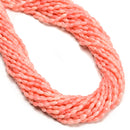 Pink Bamboo Coral Smooth Oval Rice Shape Beads Size 3x6mm 15.5'' Strand
