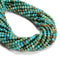 Natural Genuine Turquoise Smooth Round Beads Size 4-5mm 15.5'' Strand