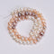 Gradient Natural Fresh Water Pearl Ringed Potato Shape Beads 5-6mm 13.5" Strand