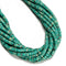 Natural Green Agalmatolite Heishi Disc Beads Size 1.5x4mm 15" Strand