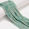 Natural Green Amazonite Cylinder Tube Beads Size 4x4mm 15.5" Strand