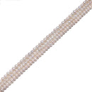 Natural White Fresh Water Pearl Off Round Beads Size 4-5mm 5-5.5mm 15'' Strand