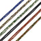 02 Mixed Gemstone Cylinder Tube Shape Beads Size 2x4mm 15'' Strand