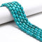 Blue Green Turquoise Barrel Shape Beads Size 5x7mm 7x9mm 15.5'' Strand